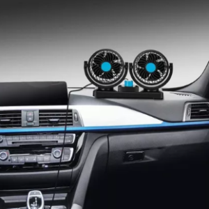 Ventilador carro Dual 12 V giro 360º