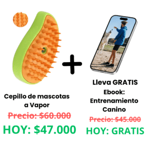 CEPILLO VAPOR MASCOTAS 3 EN 1